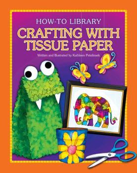 Library Binding Crafting with Tissue Paper Book