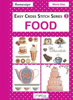 Paperback Easy Cross Stitch Series 3: Food Book