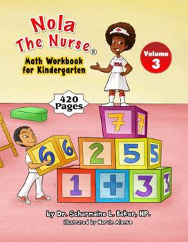 Paperback Nola The Nurse Math Workbook for Kindergarten Book