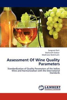 Paperback Assessment Of Wine Quality Parameters Book
