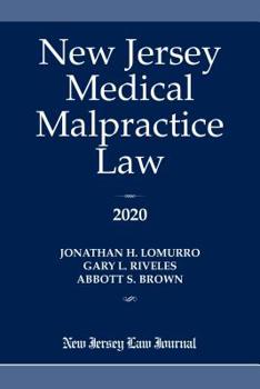 Paperback New Jersey Medical Malpractice Law 2020 Book