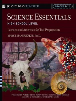 Paperback Science Essentials, High School Level: Lessons and Activities for Test Preparation Book