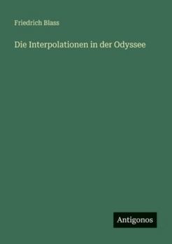 Paperback Die Interpolationen in der Odyssee [German] Book