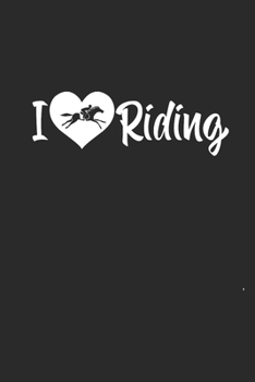 I RIDING: Notizbuch Pferd Planer Reiten Notebook Pferde Journal kariert squared 6x9