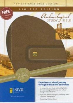 Leather Bound Archaeological Study Bible-NIV-Limited Book