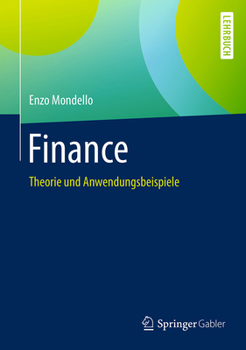 Hardcover Finance: Theorie Und Anwendungsbeispiele [German] Book