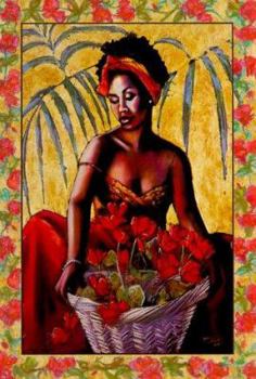 Spiral-bound Woman with Basket Book