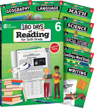 Hardcover 180 Days Bundle Grade 6: 8-Book Set Book