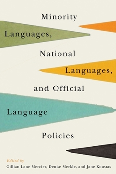 Paperback Minority Languages, National Languages, and Official Language Policies Book