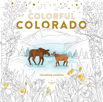 Paperback Colorful Colorado Coloring Journal Book