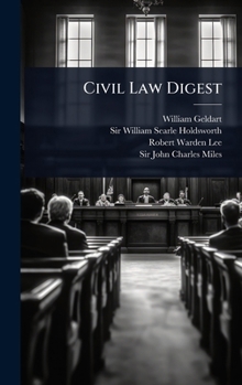 Hardcover Civil Law Digest Book