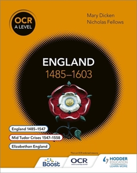 Paperback OCR a Level History: England 1485-1603 Book