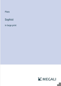 Paperback Sophist: in large print Book