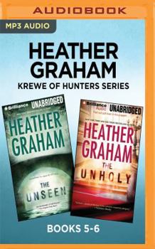 MP3 CD Heather Graham Krewe of Hunters Series: Books 5-6: The Unseen & the Unholy Book