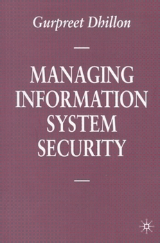 Paperback Managing Information System Security Book