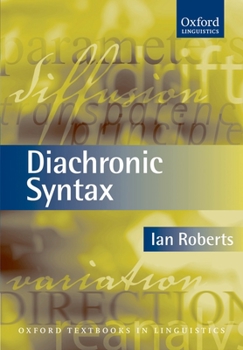 Hardcover Diachronic Syntax Book
