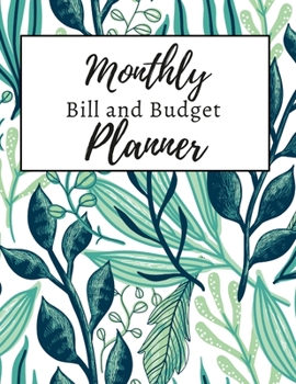 Paperback Monthly Bill and Budget Planner Book