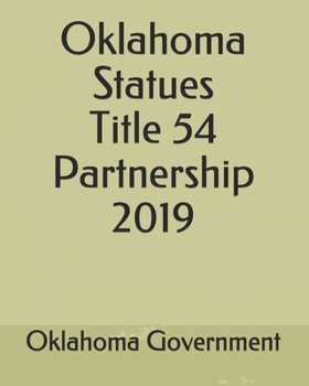 Oklahoma Statues Title 54 Partnership 2019