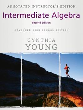 Hardcover Annotated Instructor's Edition Intermediate Algebra, Second Edition, Advanced High School Edition Book