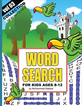 Paperback Word Search for Kids Ages 8-12 - Vol 3 - Collection: Puzzle Activity Workbook for Kids Ages 8 and Up - Large Size Print Book