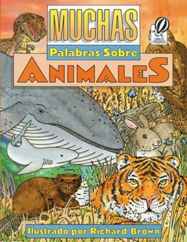 Paperback Muchas Palabras Sobre Animales [Spanish] Book
