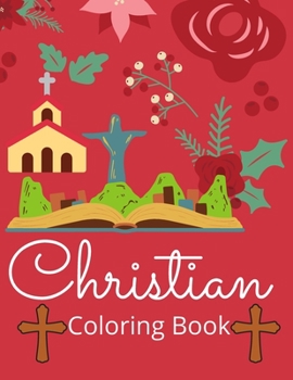 Paperback Christian coloring Book: An adult coloring book featuring fun, meting christian and bible, premium christian, stress Relieving design and adult Book