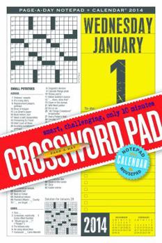 Calendar Crossword Page-A-Day Notepad and 2014 Calendar Book