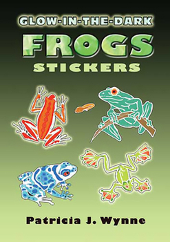 Paperback Glow-In-The-Dark Frogs Stickers Book