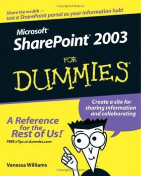 Paperback Microsoft Sharepoint 2003 for Dummies Book