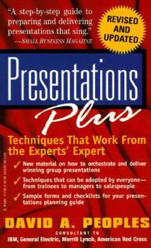Mass Market Paperback Presentations Plus: David Peoples' Proven Techniques Book