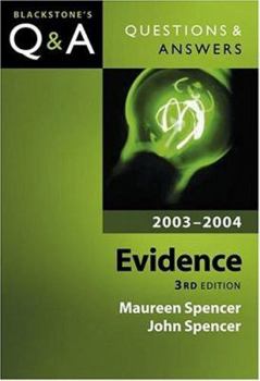 Hardcover Evidence: Questions & Answers (Questions and Answers Series) Book