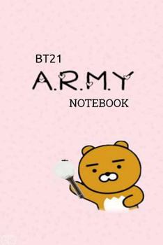 Paperback Bt21 A.R.M.Y Notebook Book