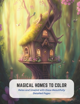 Paperback Magical Homes to Color: Relax and Unwind with these Beautifully Detailed Pages Book