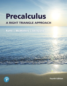 Hardcover Precalculus: A Right Triangle Approach Book