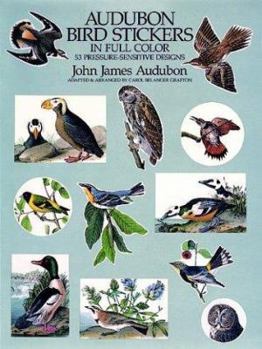 Paperback Audubon Bird Stickers in Full Color: 53 Pressure-Sensitive Designs Book