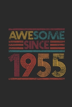 Awesome Since 1955: Graph Paper Journal (6 X 9 - 120 Pages/ 5 Squares per inch) for Birthday Gift Idea for Women And Men