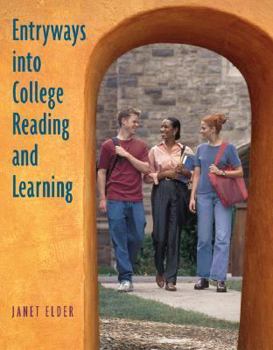 Paperback Entryways Into College Reading and Learning Book