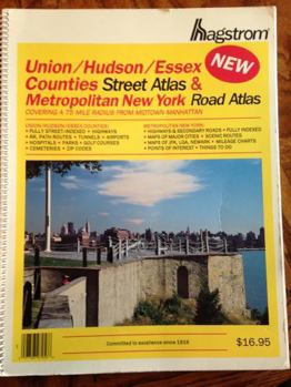 Paperback Union County, Hudson County, Essex County, Metropolitan New York City Atlas Book