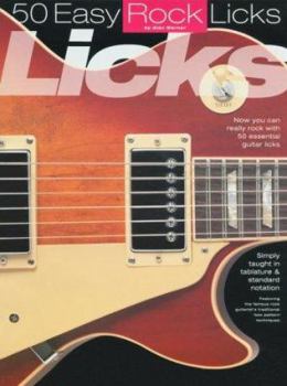 Paperback 50 Easy Rock Licks Book