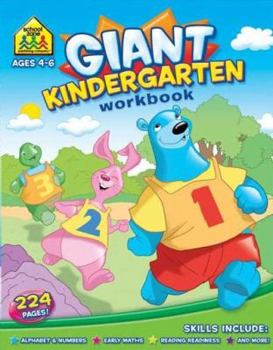 Paperback School Zone Giant Workbooks: Kindergarten Book