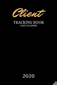 Paperback Client tracking notebook: with Times Daily and Hourly Schedule . Take Customers Names, Phone Numbers and Email ...: Appointment Book: Black Appo Book