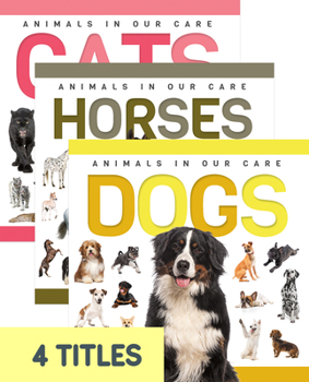 Library Binding Genius Kid: Animals in Our Care (Set of 4) Book