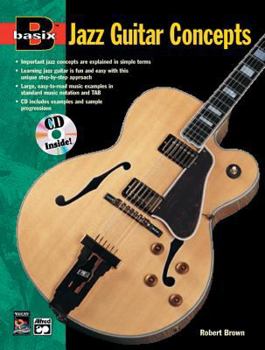 Paperback Basix Jazz Guitar Concepts (Book & Cd ed) Book
