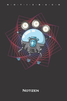 Zeitmaschine Vision Notizbuch: Punkteraster Notizbuch für Zeitreise und Science-Fiction Fans (German Edition)