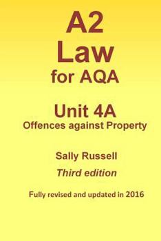 Paperback A2 Law for AQA Unit 4 A Book