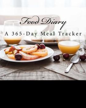 Paperback Food Diary: A 365-Day Meal Tracker Book