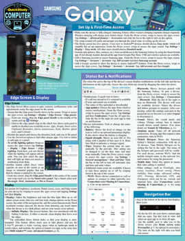 Misc. Samsung Galaxy: A Quickstudy Laminated Reference Guide Book