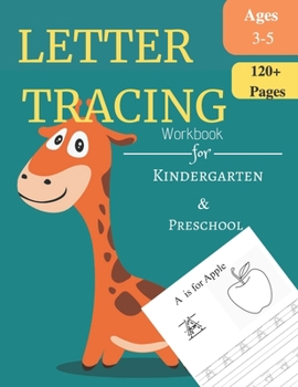Paperback Letter Tracing Workbook For Kindergarten and Preschool: Kids learning activity book for alphabet practice and coloring Book