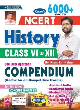 Paperback NCERT HISTOYR NCRTOne Liner Compendium Book