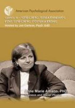 Hardcover APA Psychotherapy Video Series: Specific Treatments for Specific Populations Book